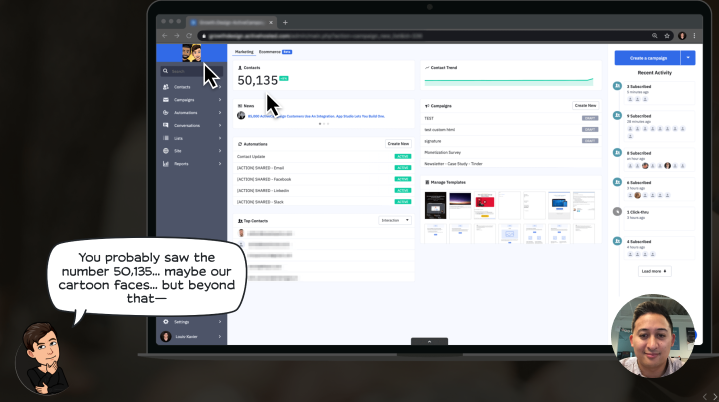 Internal presentation