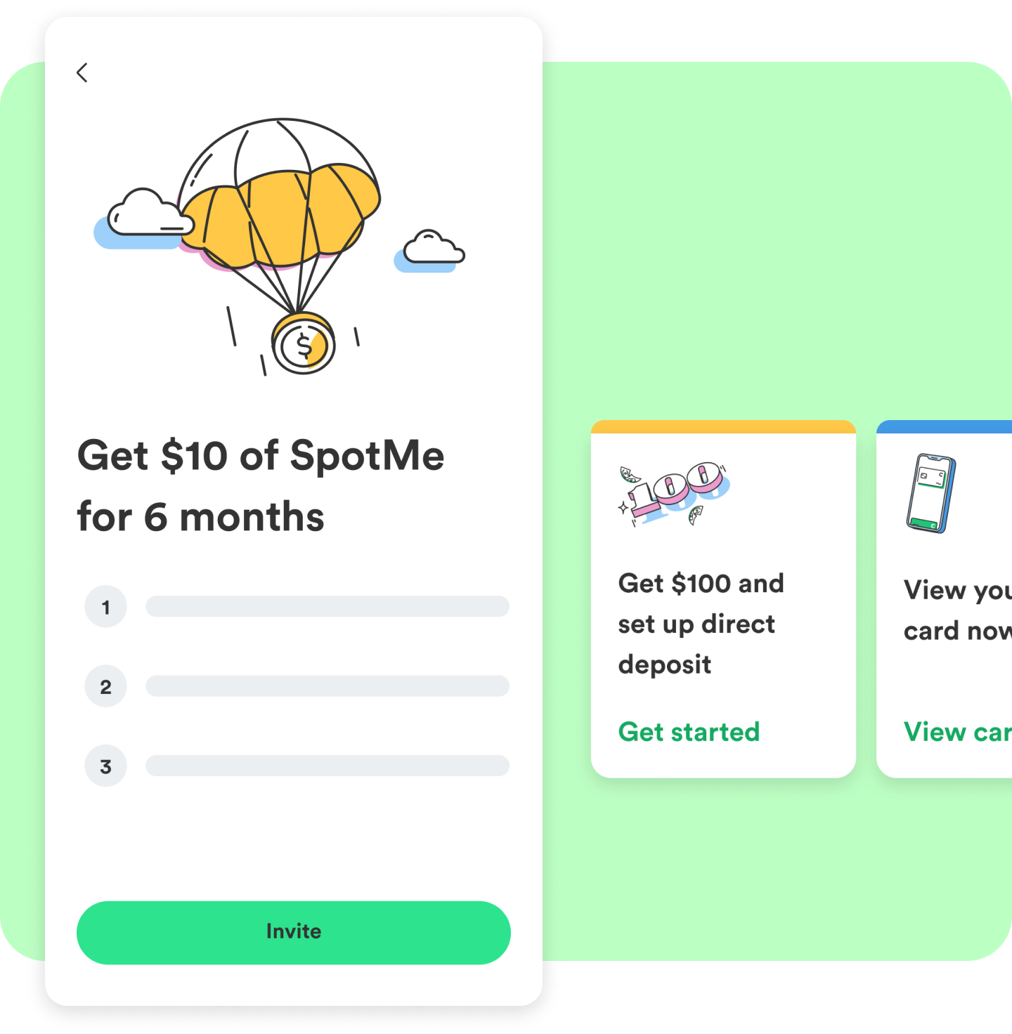 Chime personalized incentives