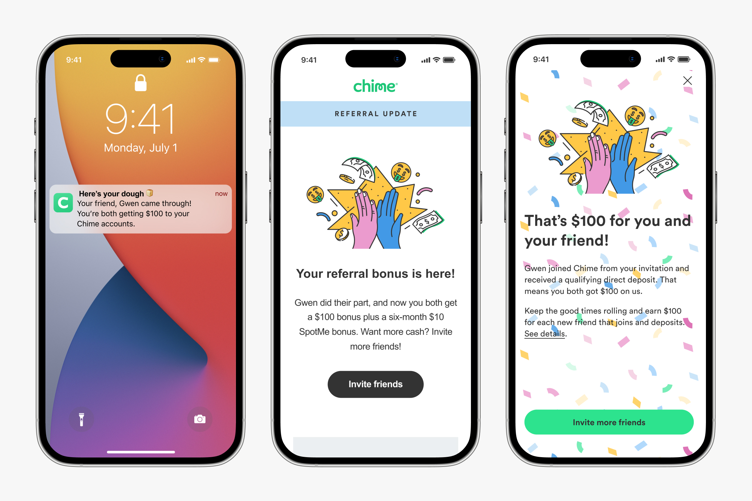 Successful referral experience